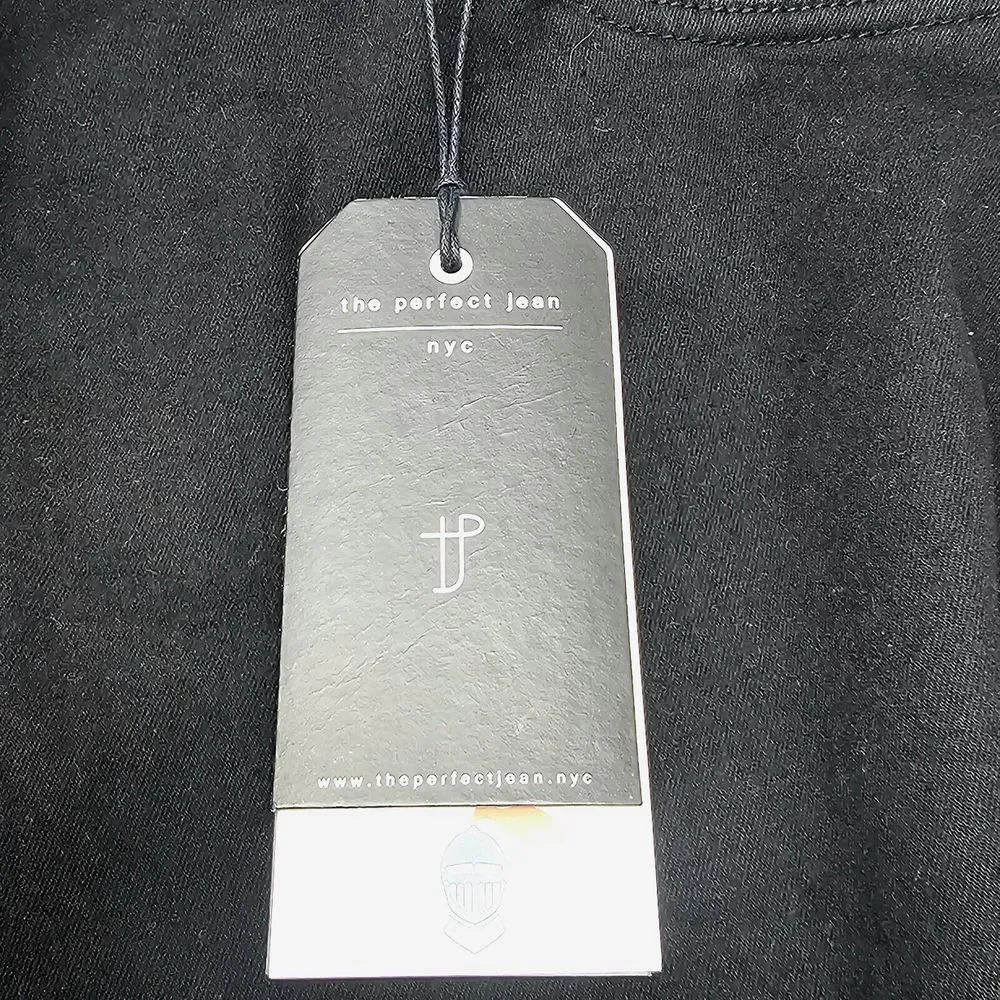 NWT The Perfect Jean NYC Size 48 Athletic Fit Bandit Black Stretch‎ 34